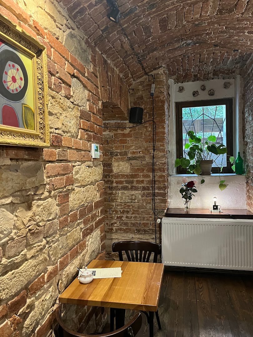 Interior of Kavárna Pražírna, specialty coffee shop in Prague
