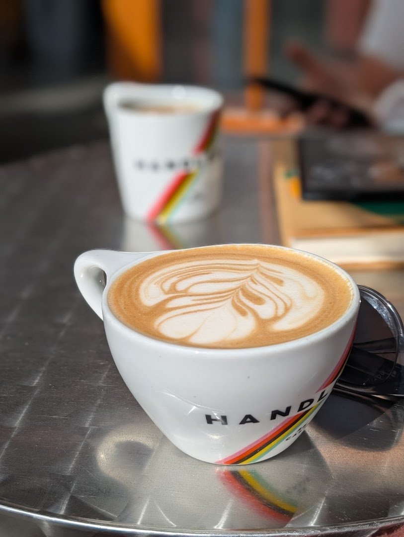 Coffee at Handlebar Coffee Roasters, specialty coffee shop in Santa Barbara