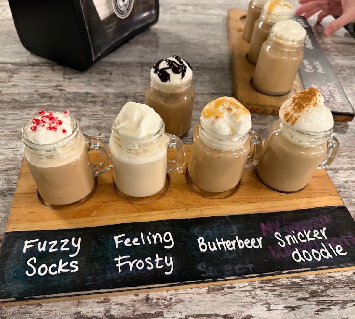 Coffee at Pure Imagination Cafe, specialty coffee shop in Rochester