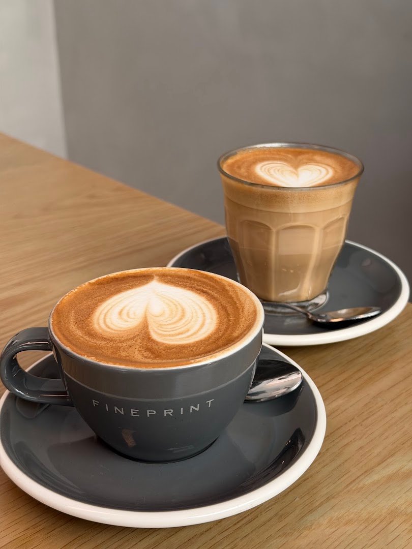 Coffee at FINEPRINT, specialty coffee shop in Hong Kong