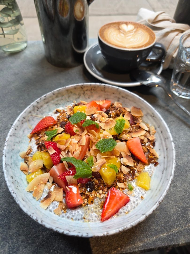 Food at FINEPRINT, specialty coffee shop in Hong Kong