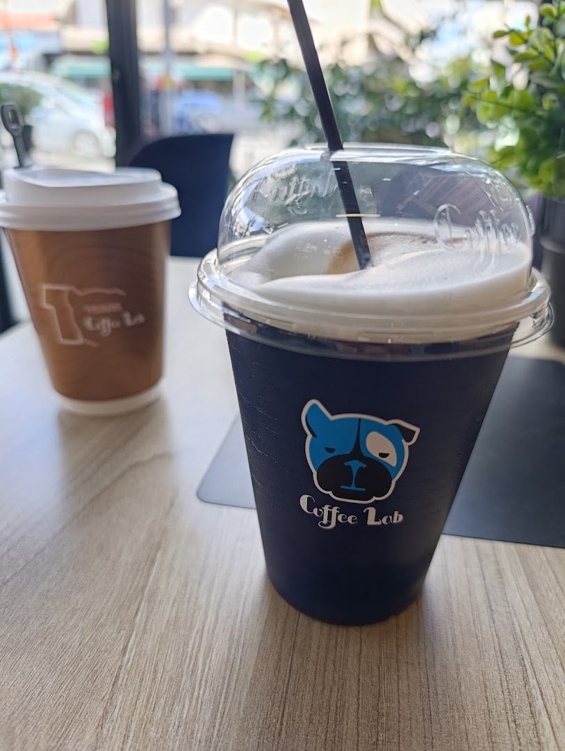 Coffee at Coffee Lab Lenorman, specialty coffee shop in Athens