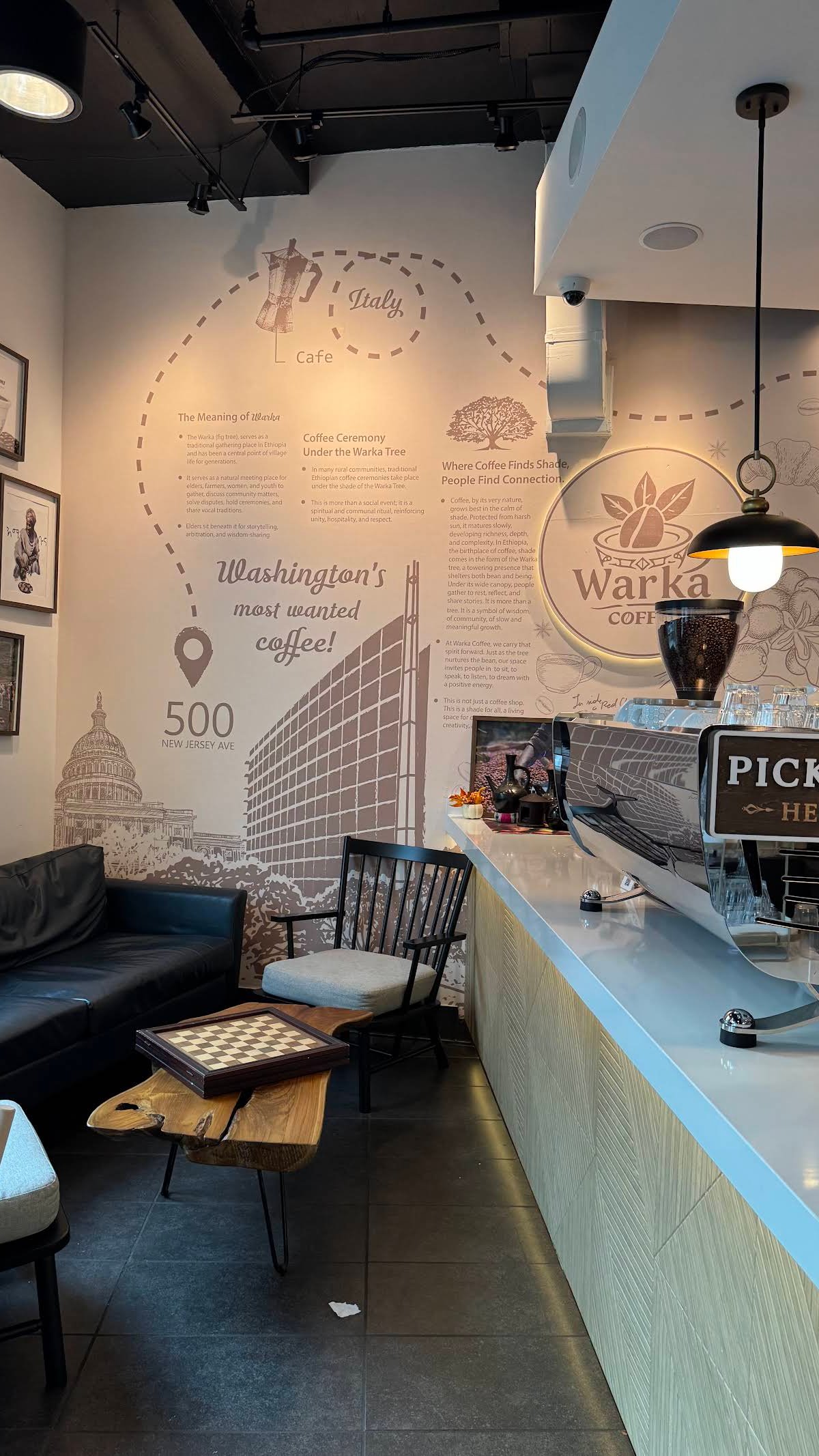 WARKA COFFEE specialty coffee shop in Washington, D.C. - photo 12