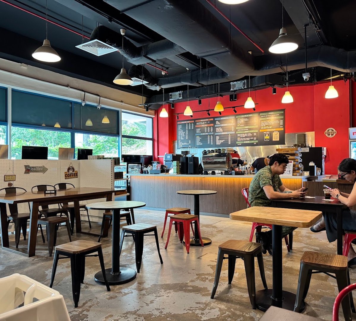 Interior of Yahava KoffeeWorks (Singapore), specialty coffee shop in Singapore