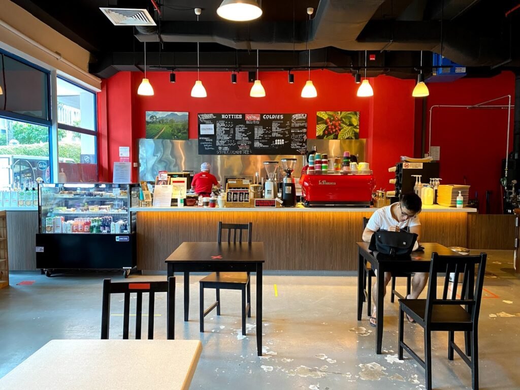 Interior of Yahava KoffeeWorks (Singapore), specialty coffee shop in Singapore