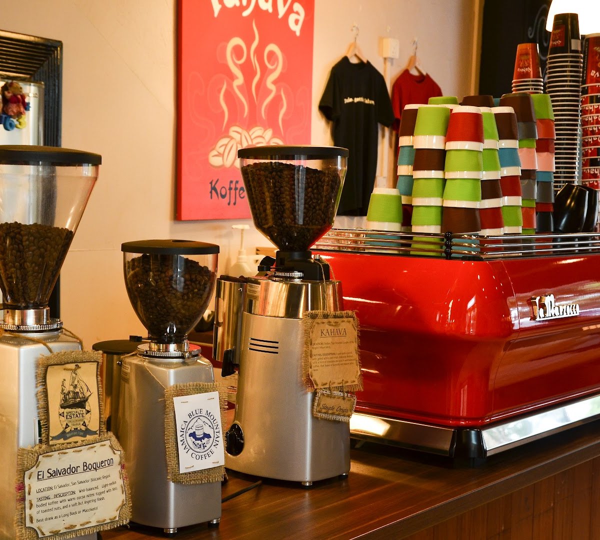 Interior of Yahava KoffeeWorks (Singapore), specialty coffee shop in Singapore