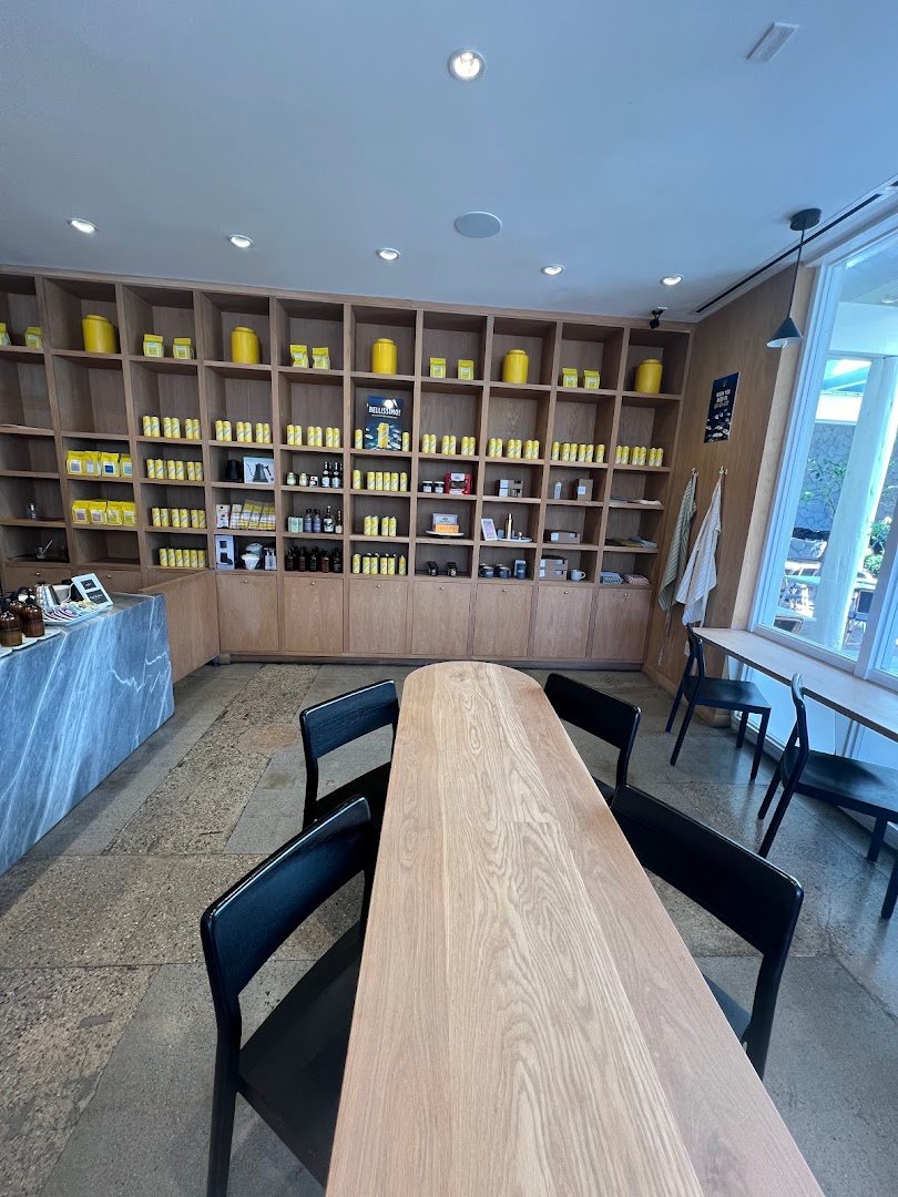 Interior of Caffe Luxxe, specialty coffee shop in Santa Barbara