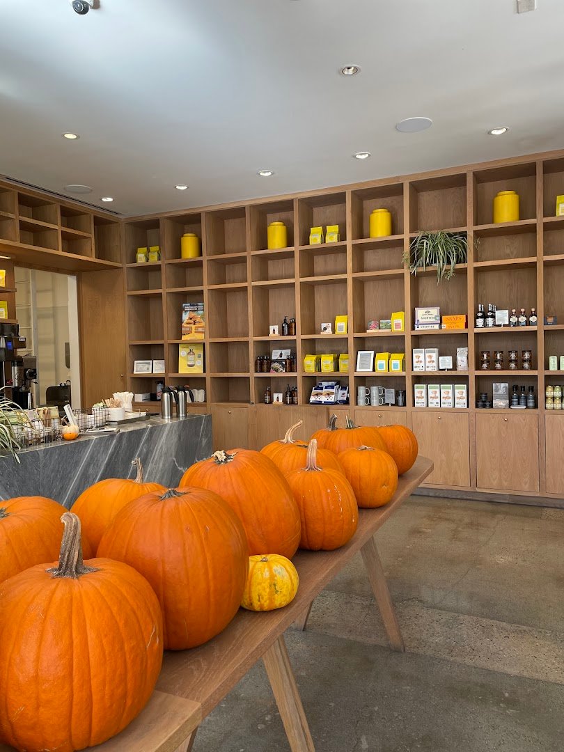 Interior of Caffe Luxxe, specialty coffee shop in Santa Barbara