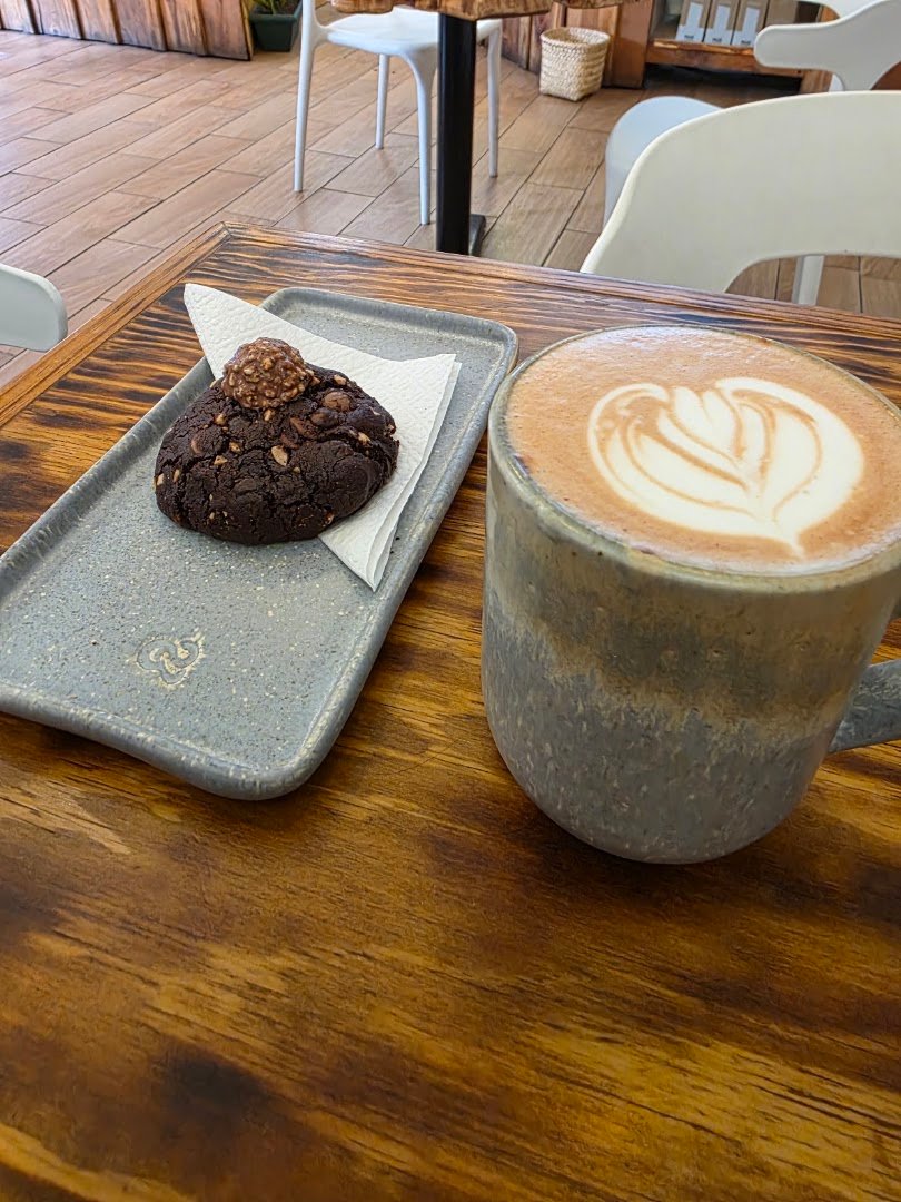 Coffee at Fuego & Café, specialty coffee shop in Mexico City