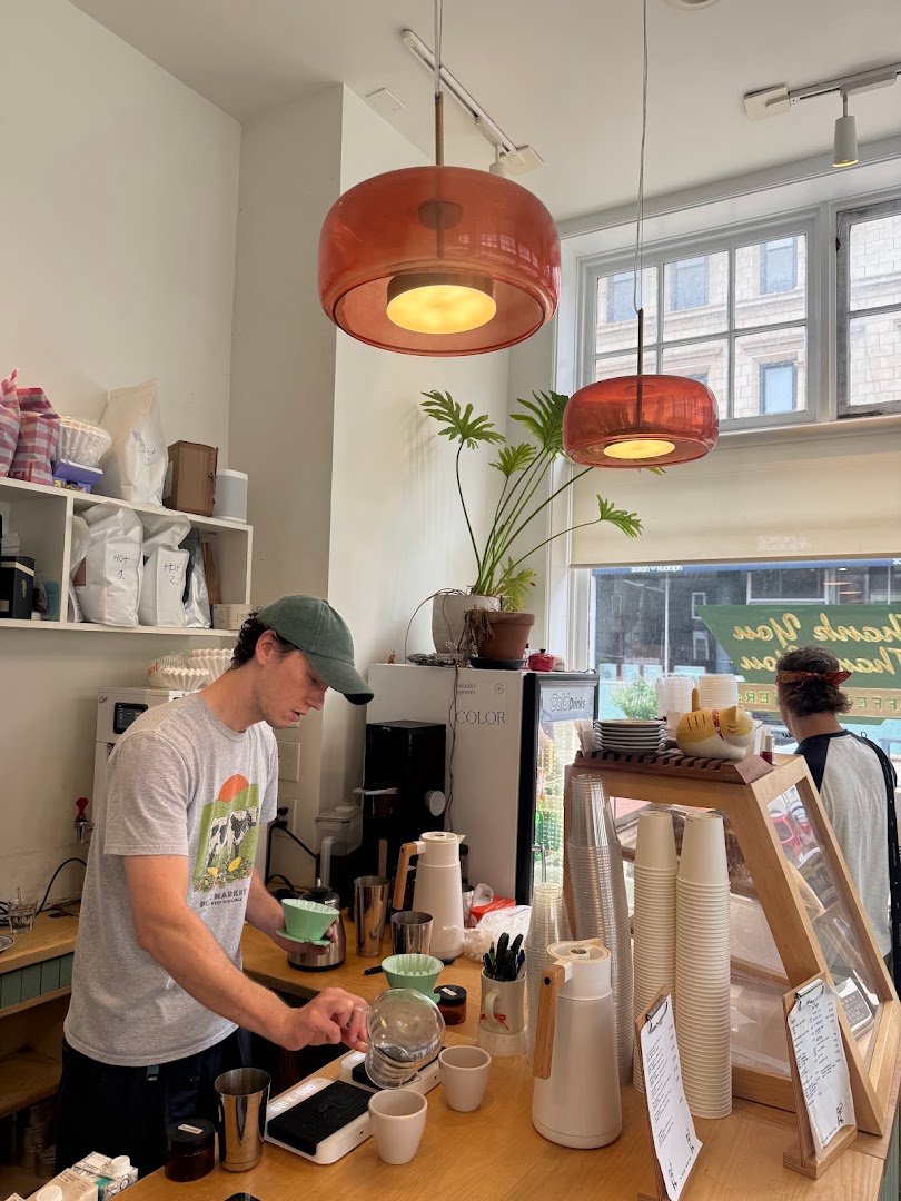 Interior of Thank You Thank You, specialty coffee shop in Philadelphia
