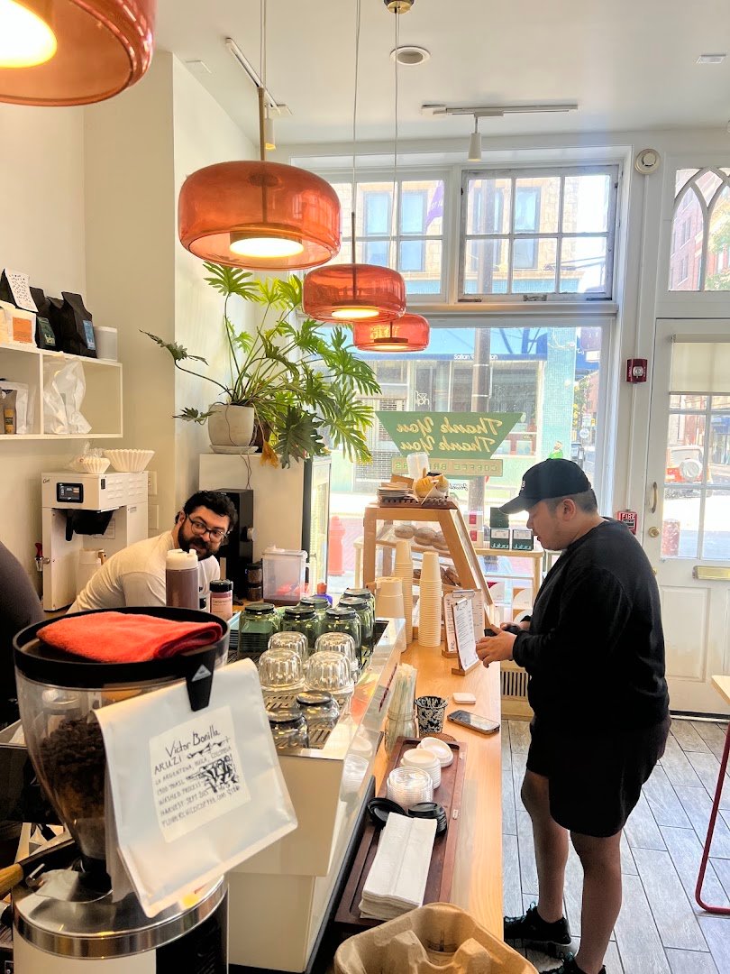 Interior of Thank You Thank You, specialty coffee shop in Philadelphia