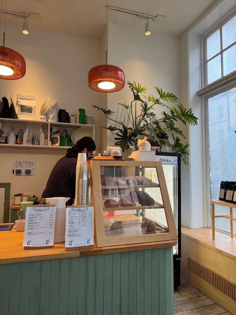 Interior of Thank You Thank You, specialty coffee shop in Philadelphia