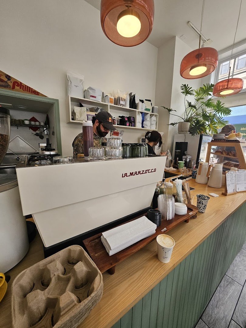 Interior of Thank You Thank You, specialty coffee shop in Philadelphia