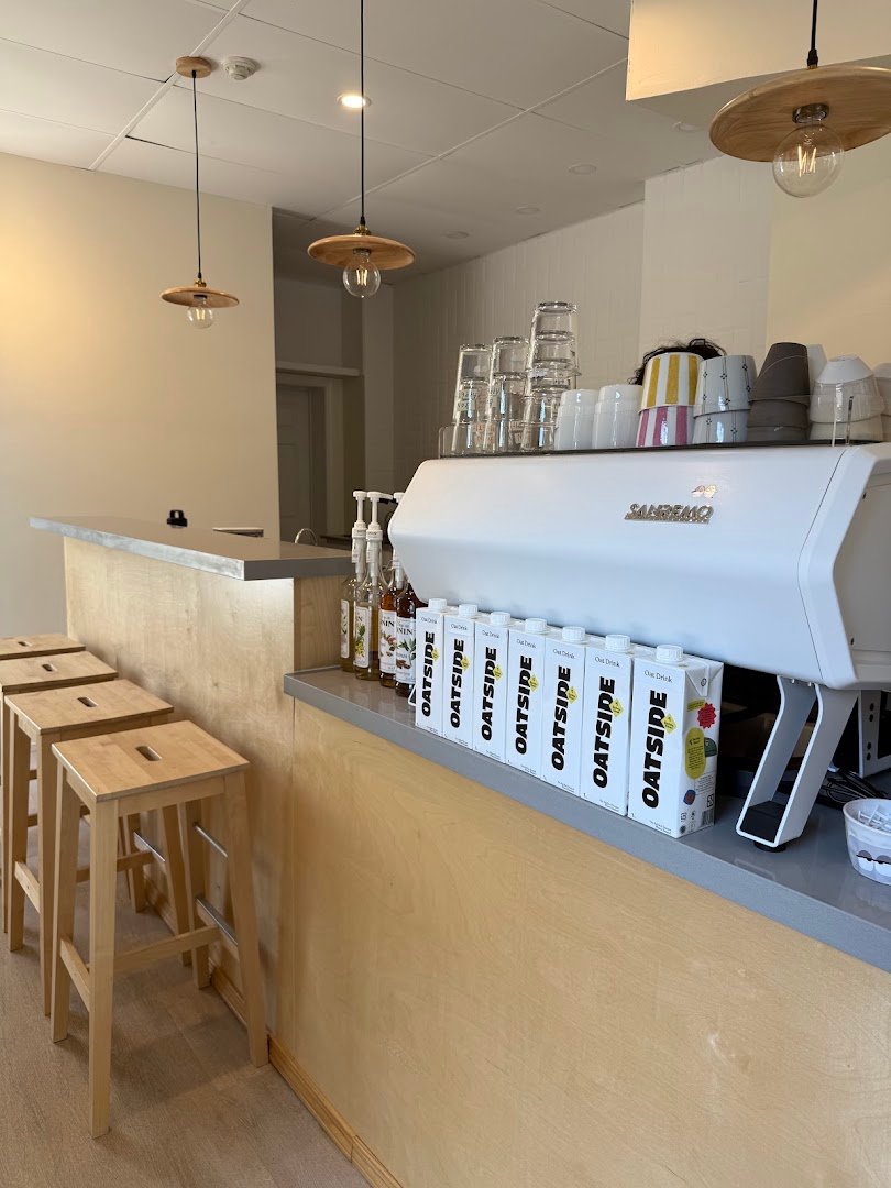 Interior of Dopapen Coffee @ Greek Town, specialty coffee shop in Toronto