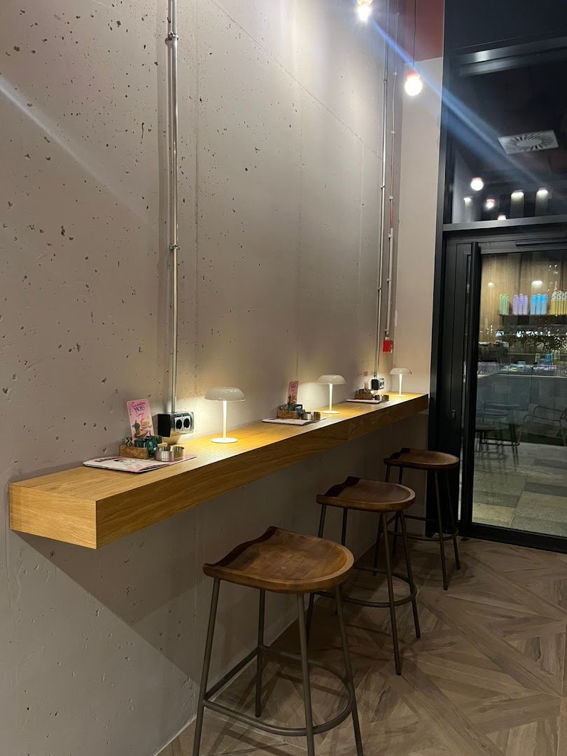 Interior of Kafeterija Palata Pravde, specialty coffee shop in Belgrade