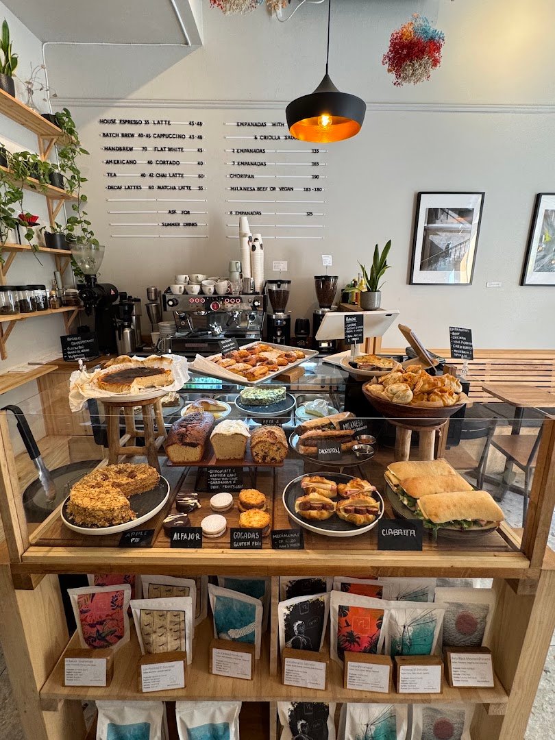 Interior of Volca Coffee Roaster, specialty coffee shop in Stockholm