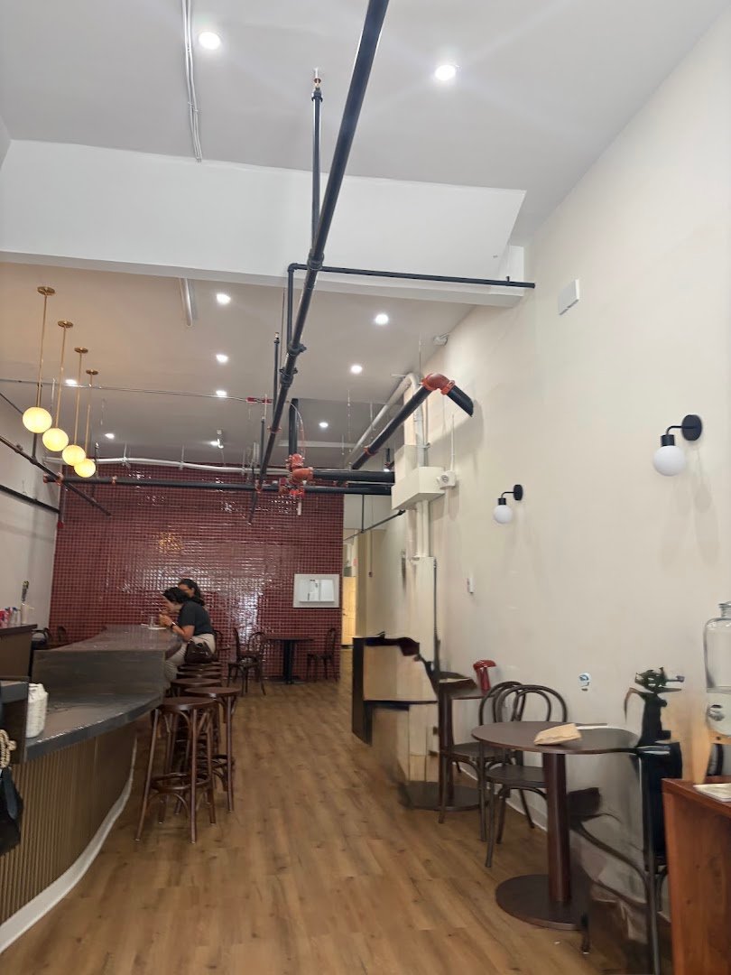 Interior of August Coffee, specialty coffee shop in Worcester