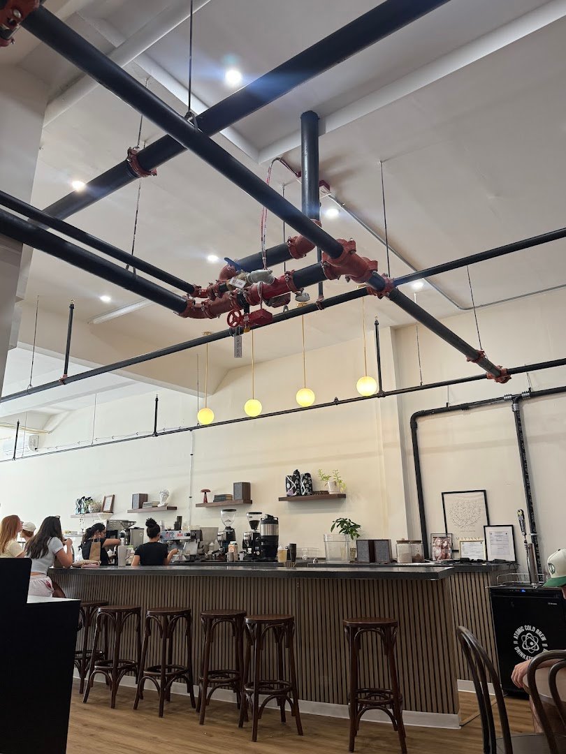 Interior of August Coffee, specialty coffee shop in Worcester
