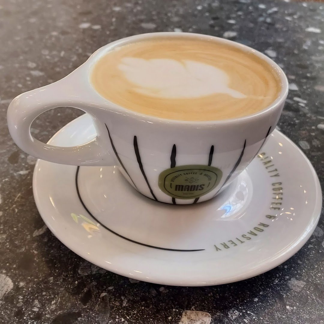 Coffee at Madis Coffee Roasters, specialty coffee shop in Philadelphia
