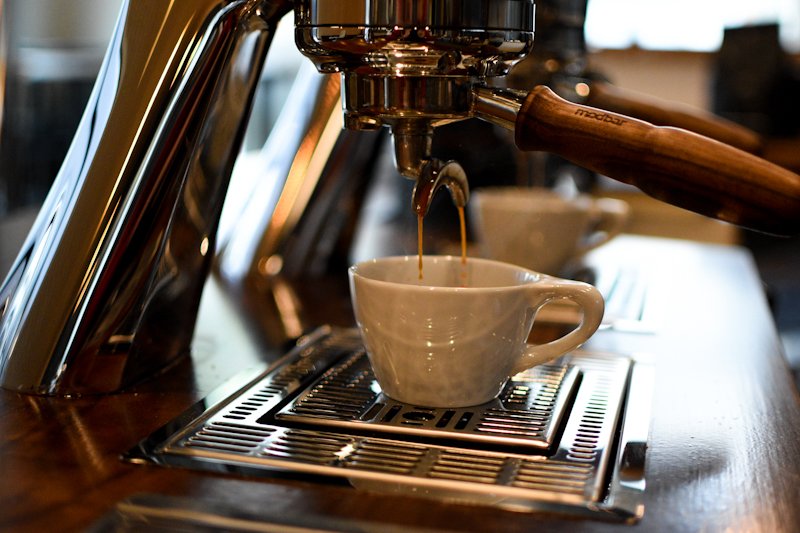 Coffee at La Reunion, specialty coffee shop in Dallas