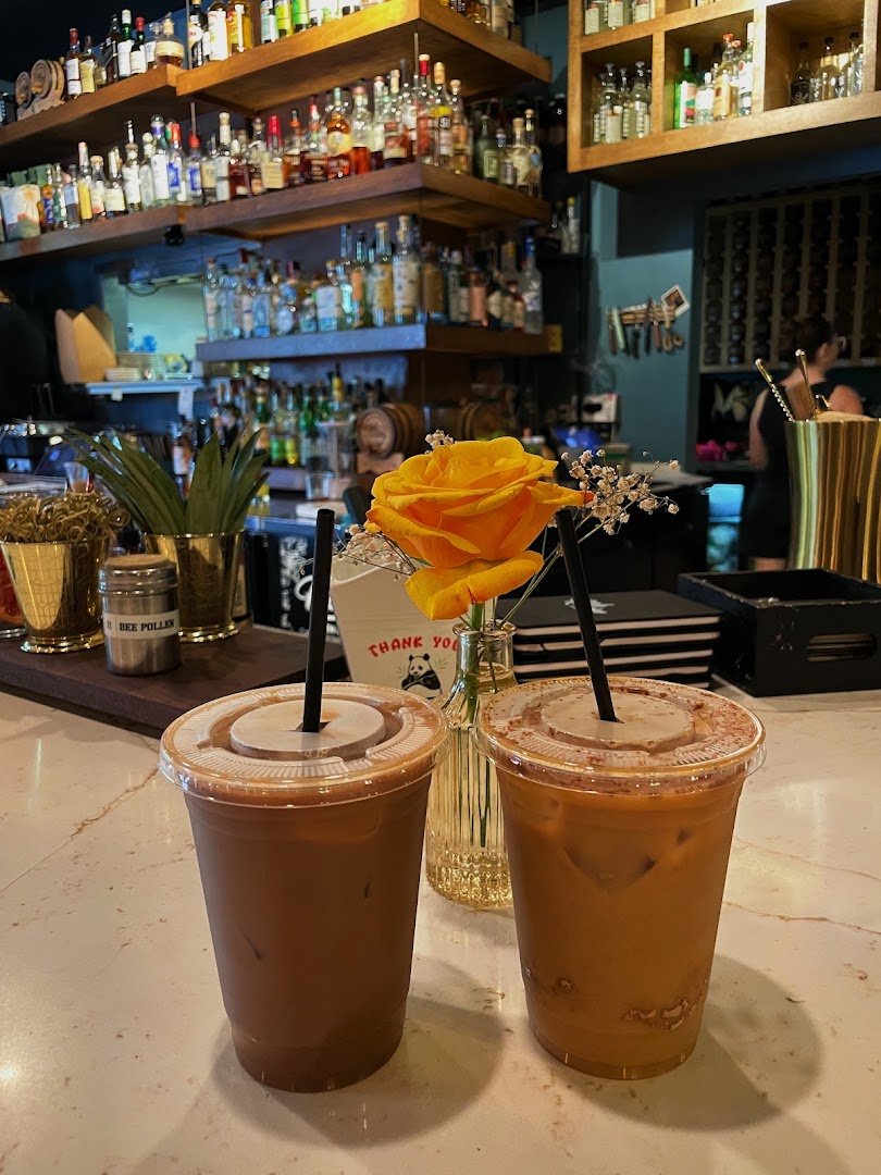 Coffee at La Reunion, specialty coffee shop in Dallas