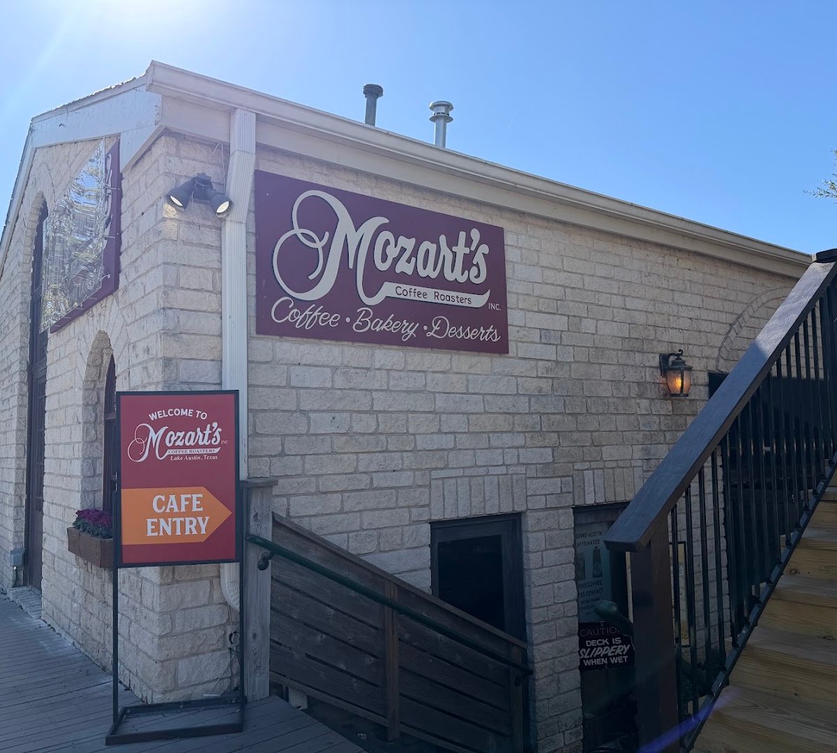 Mozart's Coffee Roasters specialty coffee shop in Austin - photo 4
