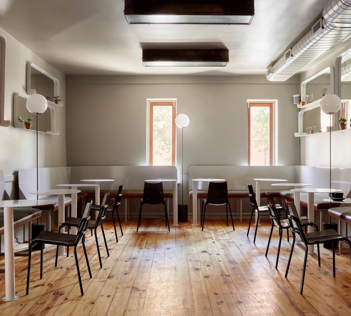 Interior of Rival Bros Coffee Bar, specialty coffee shop in Philadelphia