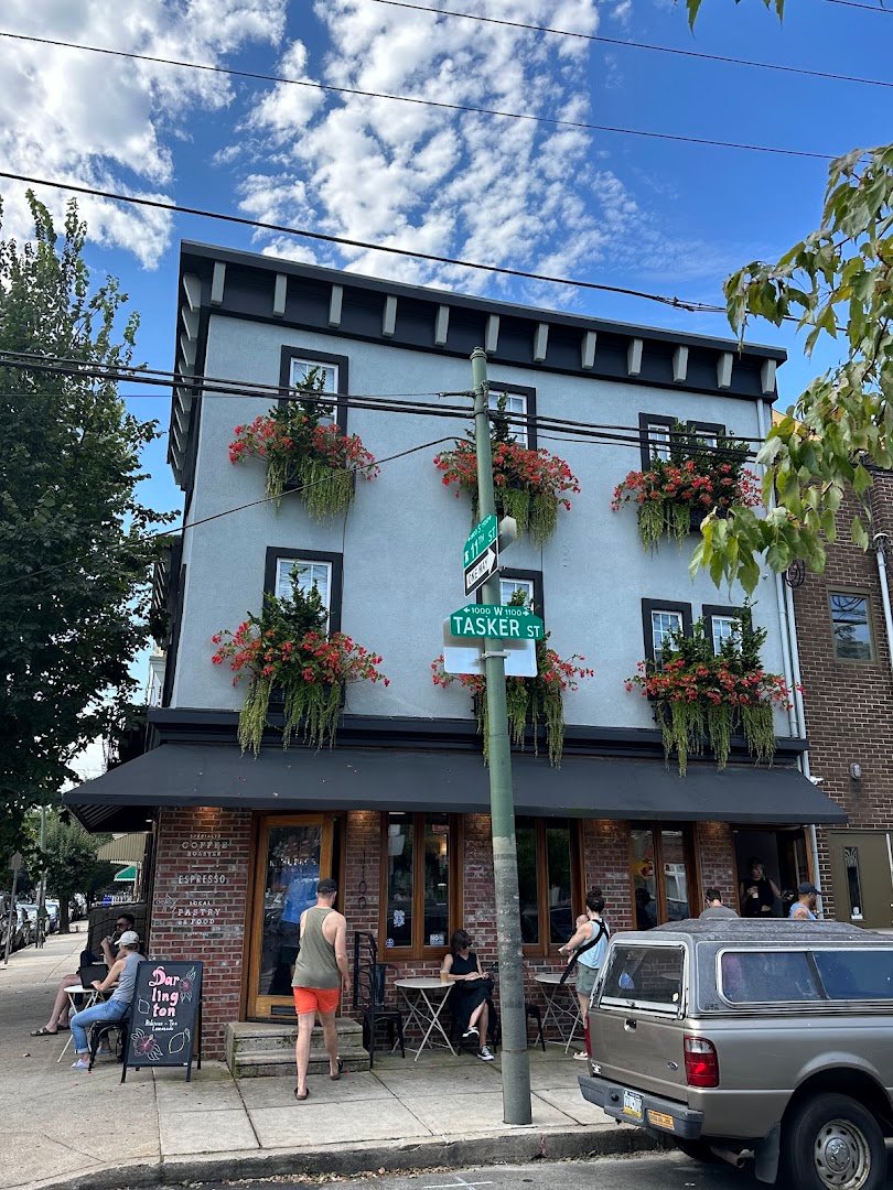 Storefront of Rival Bros Coffee Bar, specialty coffee shop in Philadelphia