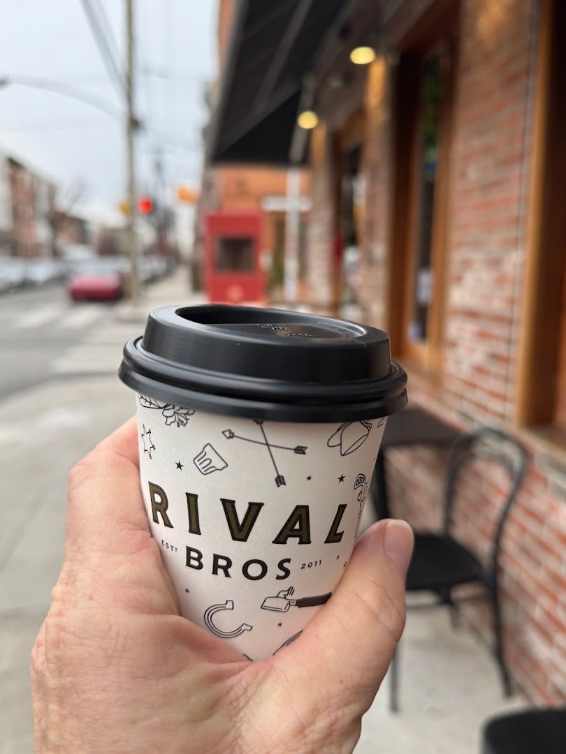 Coffee at Rival Bros Coffee Bar, specialty coffee shop in Philadelphia
