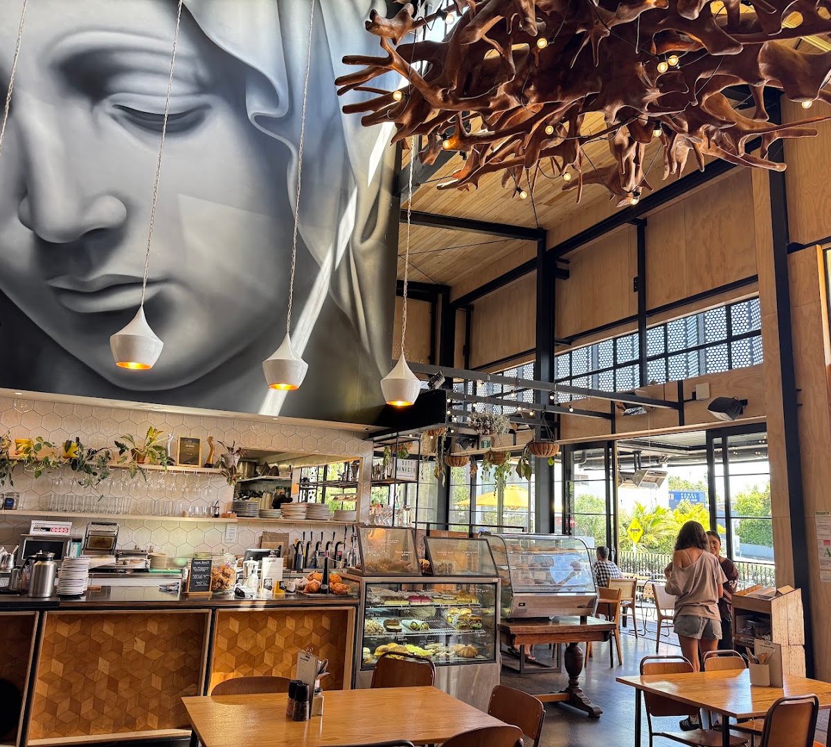 Interior of Crave, specialty coffee shop in Auckland