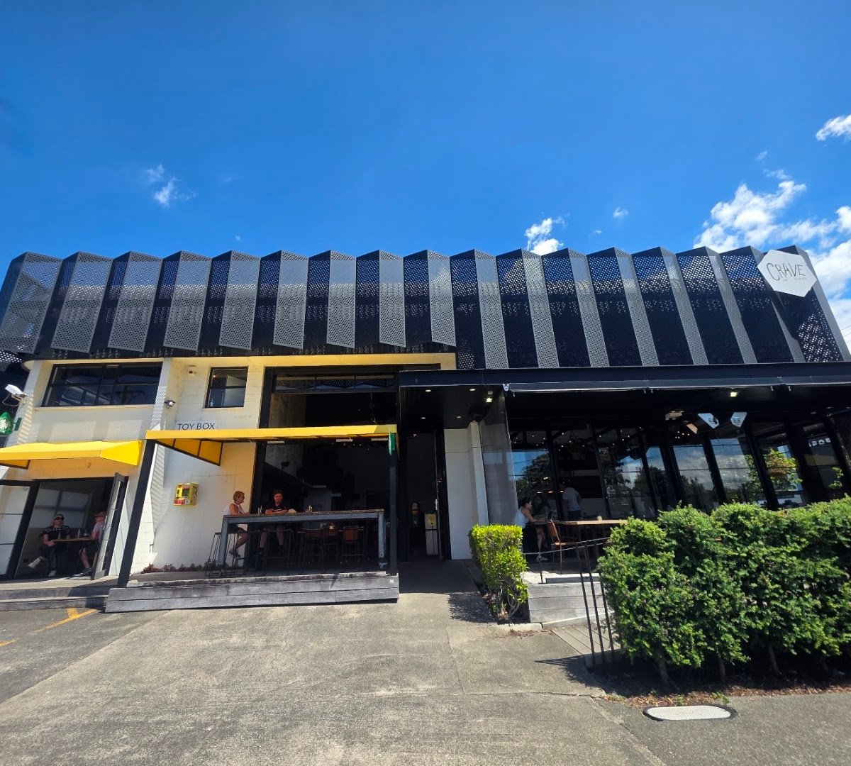 Storefront of Crave, specialty coffee shop in Auckland