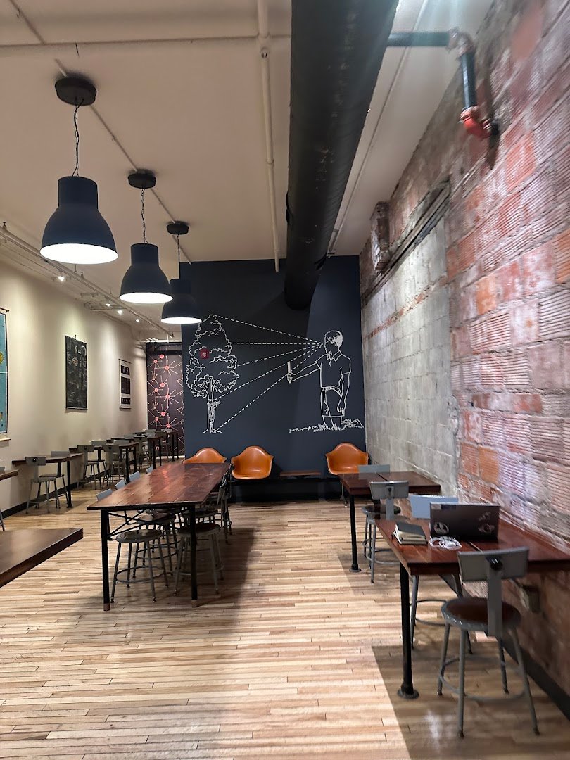Interior of Archetype Coffee, specialty coffee shop in Omaha