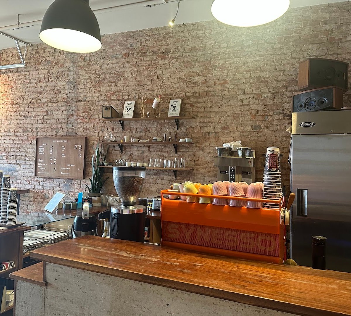 Interior of Archetype Coffee, specialty coffee shop in Omaha