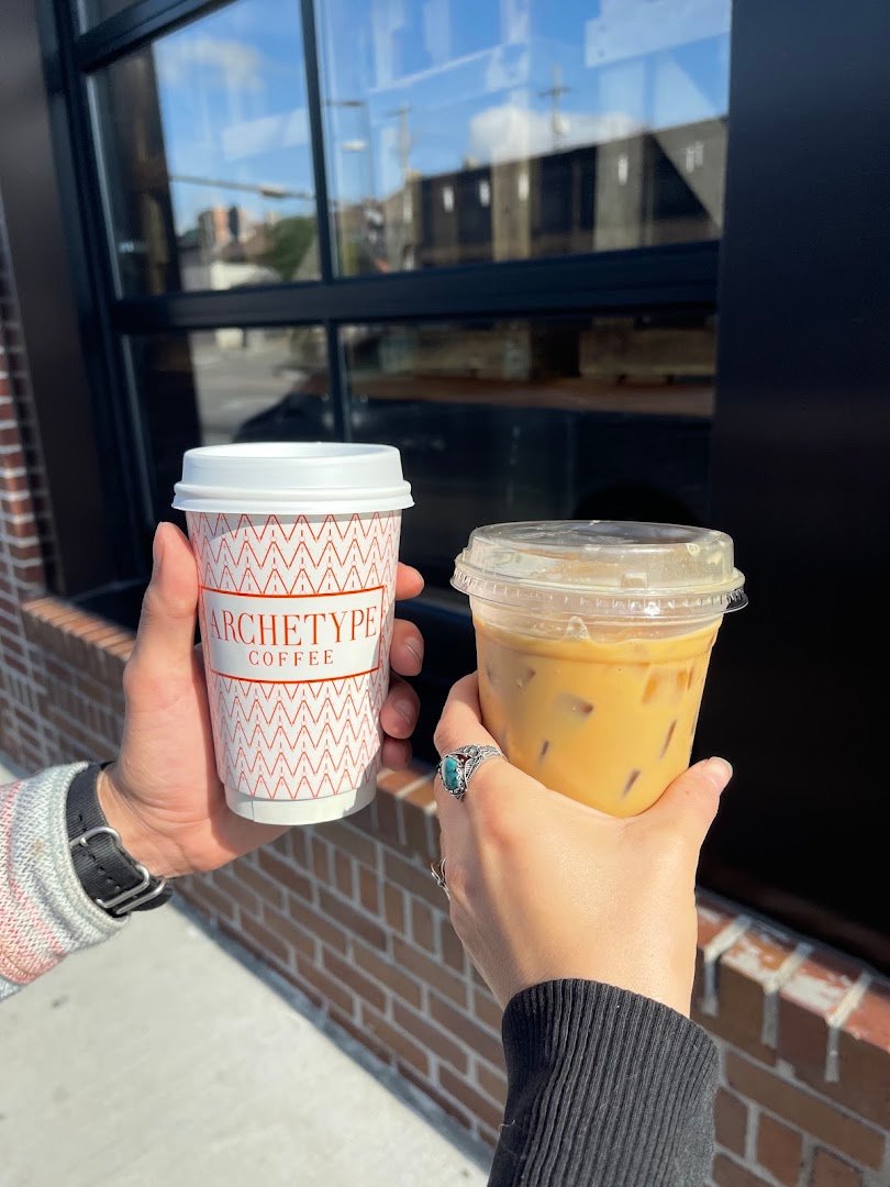Coffee at Archetype Coffee, specialty coffee shop in Omaha