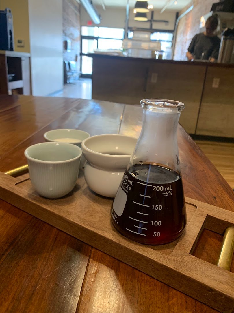 Interior of Archetype Coffee, specialty coffee shop in Omaha
