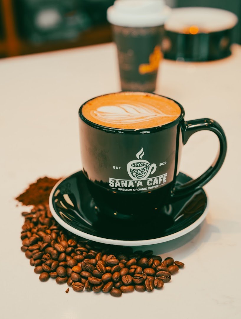 Coffee at Sana'a Cafe, specialty coffee shop in Oakland