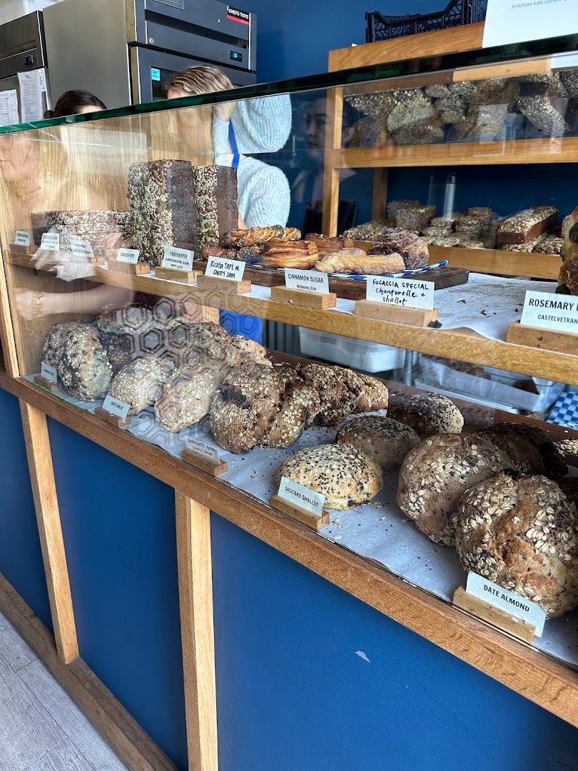 Interior of Oat Bakery, specialty coffee shop in Santa Barbara