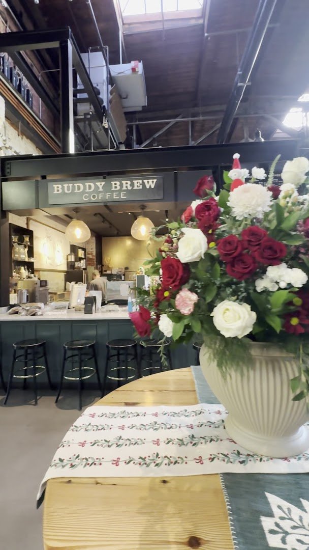 Interior of Buddy Brew Coffee, specialty coffee shop in Tampa-St. Petersburg