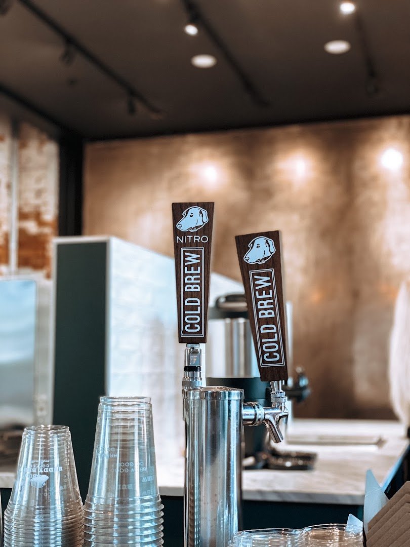 Interior of Buddy Brew Coffee, specialty coffee shop in Tampa-St. Petersburg