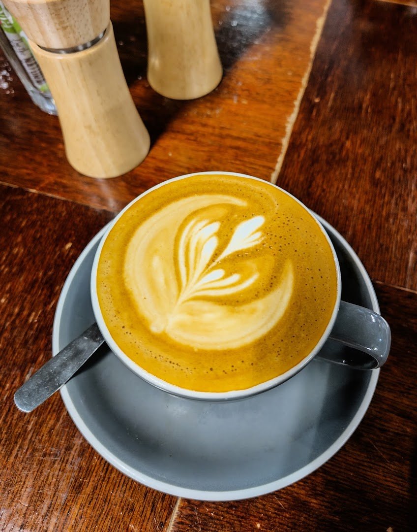 Coffee at Caffe L'affare, specialty coffee shop in Wellington