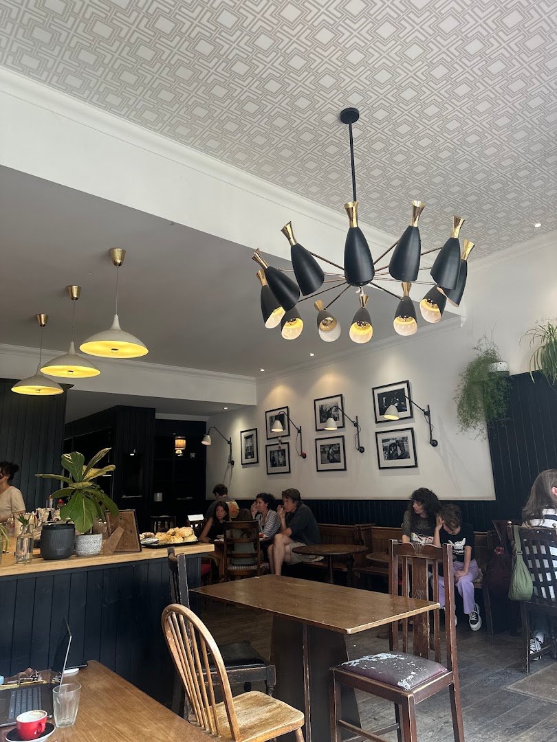 Interior of Kilimanjaro Coffee, specialty coffee shop in Edinburgh