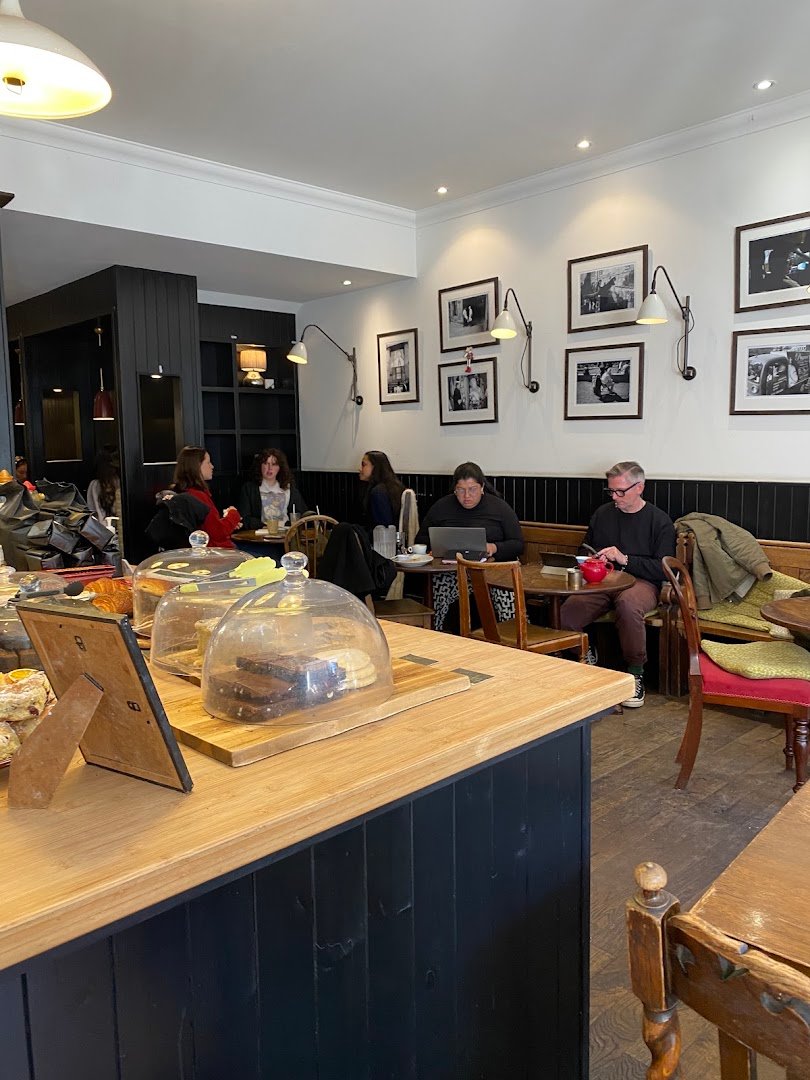 Interior of Kilimanjaro Coffee, specialty coffee shop in Edinburgh
