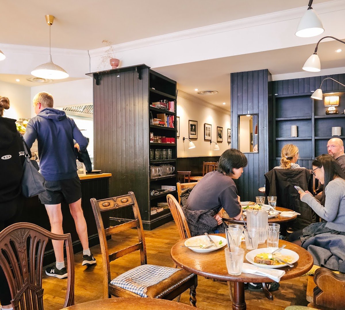 Interior of Kilimanjaro Coffee, specialty coffee shop in Edinburgh