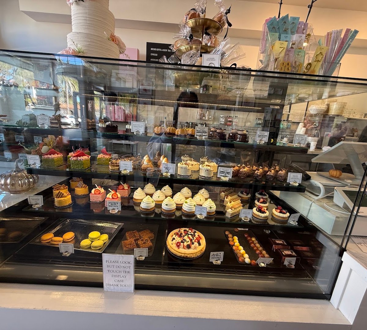 Interior of ALESSIA Patisserie and Cafe, specialty coffee shop in Santa Barbara