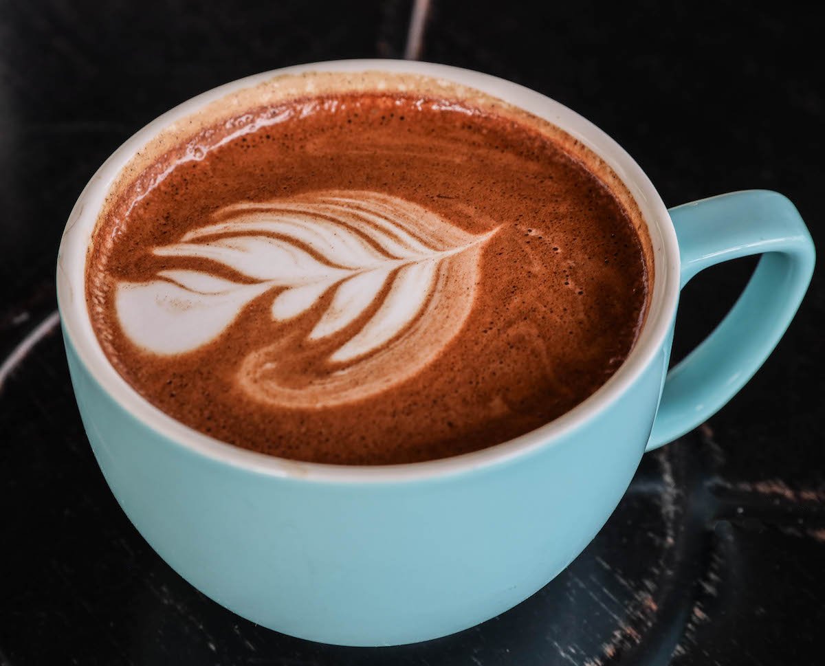 Coffee at Venus Taproom, Roastery & Pizza, specialty coffee shop in Sacramento