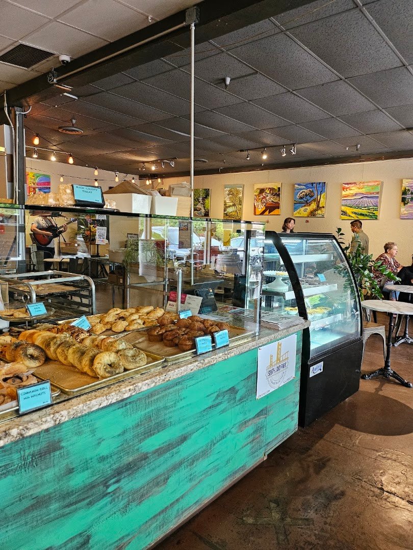 Interior of Venus Taproom, Roastery & Pizza, specialty coffee shop in Sacramento