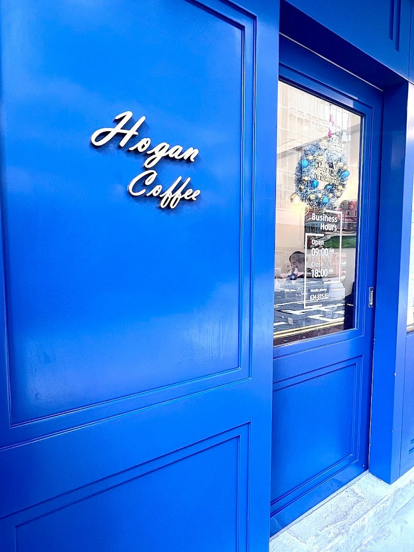 Storefront of Hogan Coffee, specialty coffee shop in Hong Kong