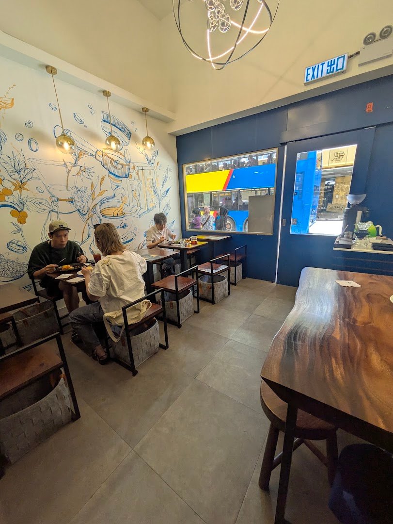 Interior of Hogan Coffee, specialty coffee shop in Hong Kong