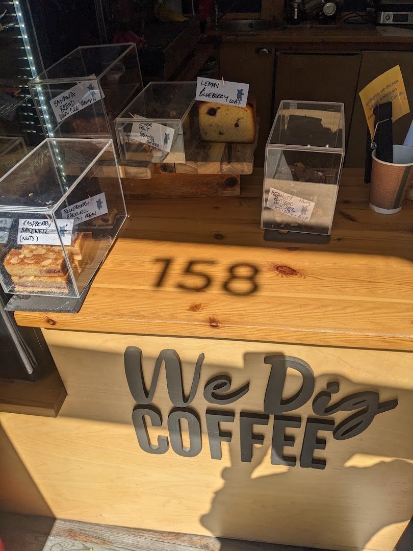 Interior of The Coffee Cave, specialty coffee shop in Edinburgh