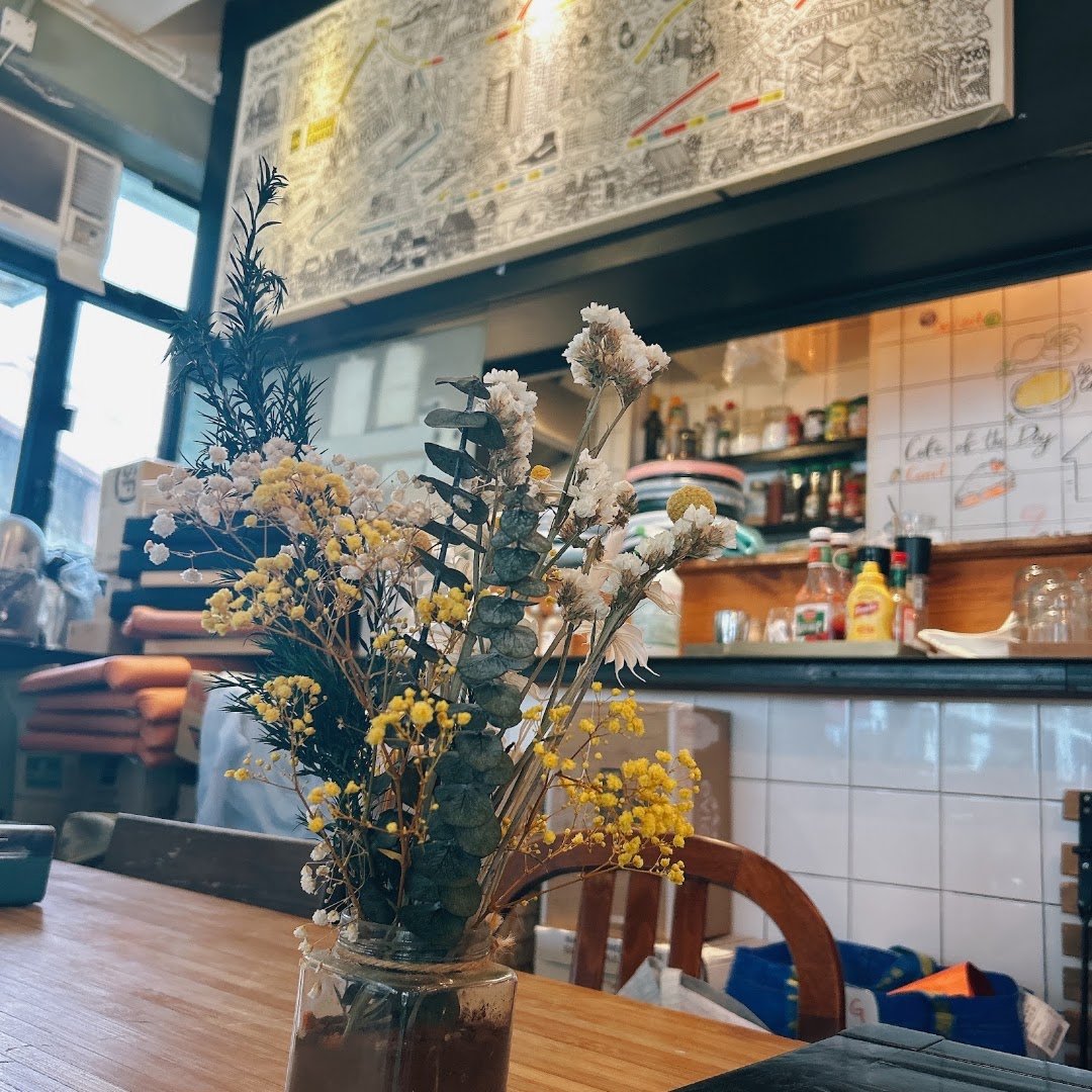Interior of Common Ground, specialty coffee shop in Hong Kong